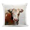 Stupell Industries Bessie Modern Cow Portrait Outdoor Printed Pillow, design by Linda Sperruzzi, 18 x 7 x 18